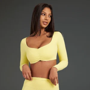 Berry Sculpt Long Sleeve - Pale Butter